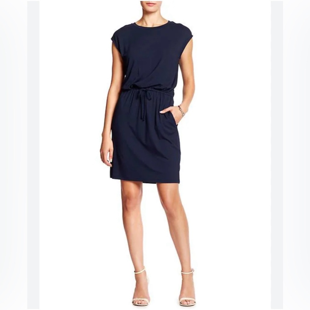 Banana Republic navy dress in size small